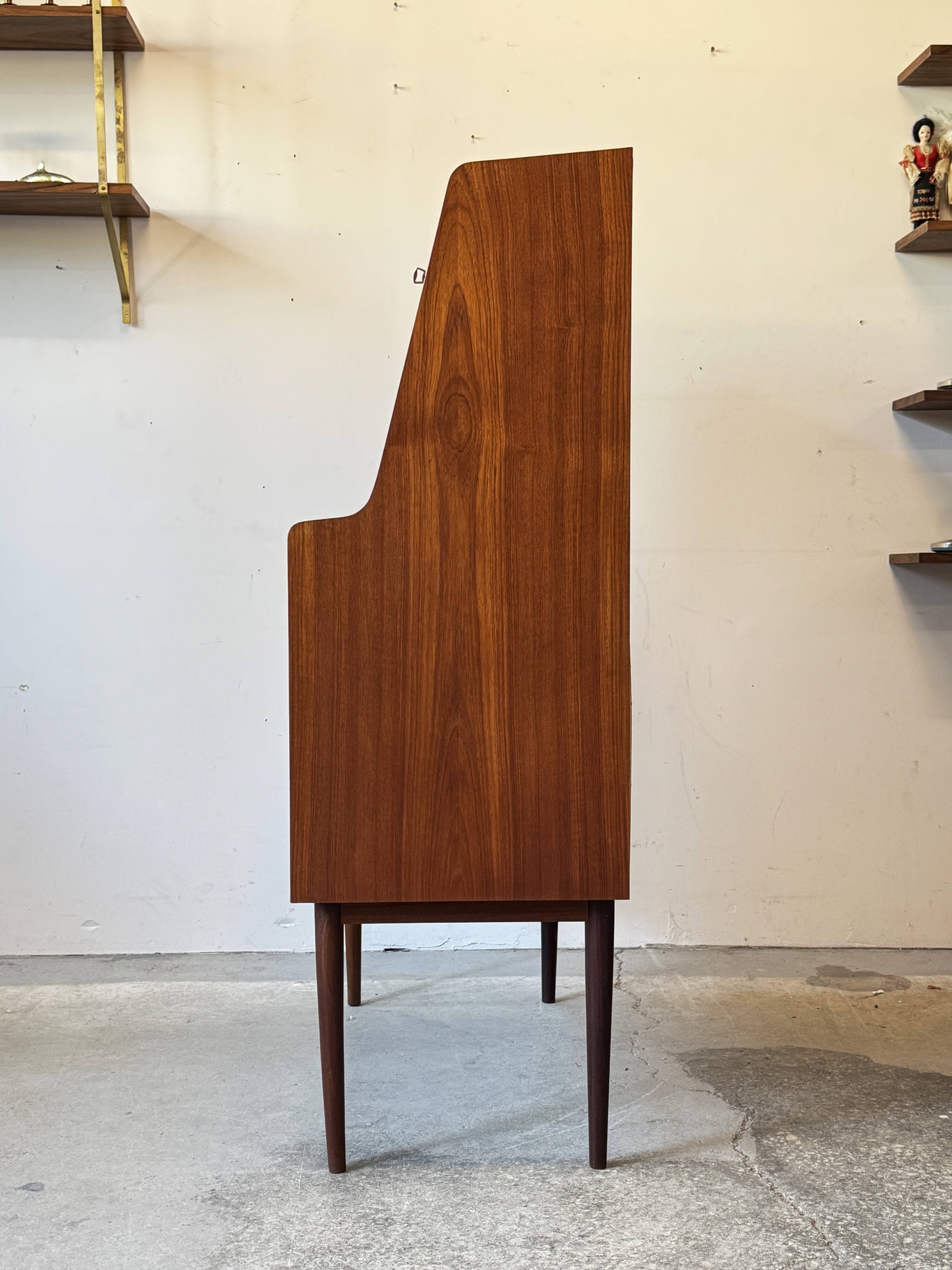 Secretary/desk, Denmark, 1960s/1970s, Mid-C Modern style, vintage