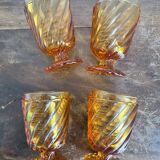 Baccarat amber glasses