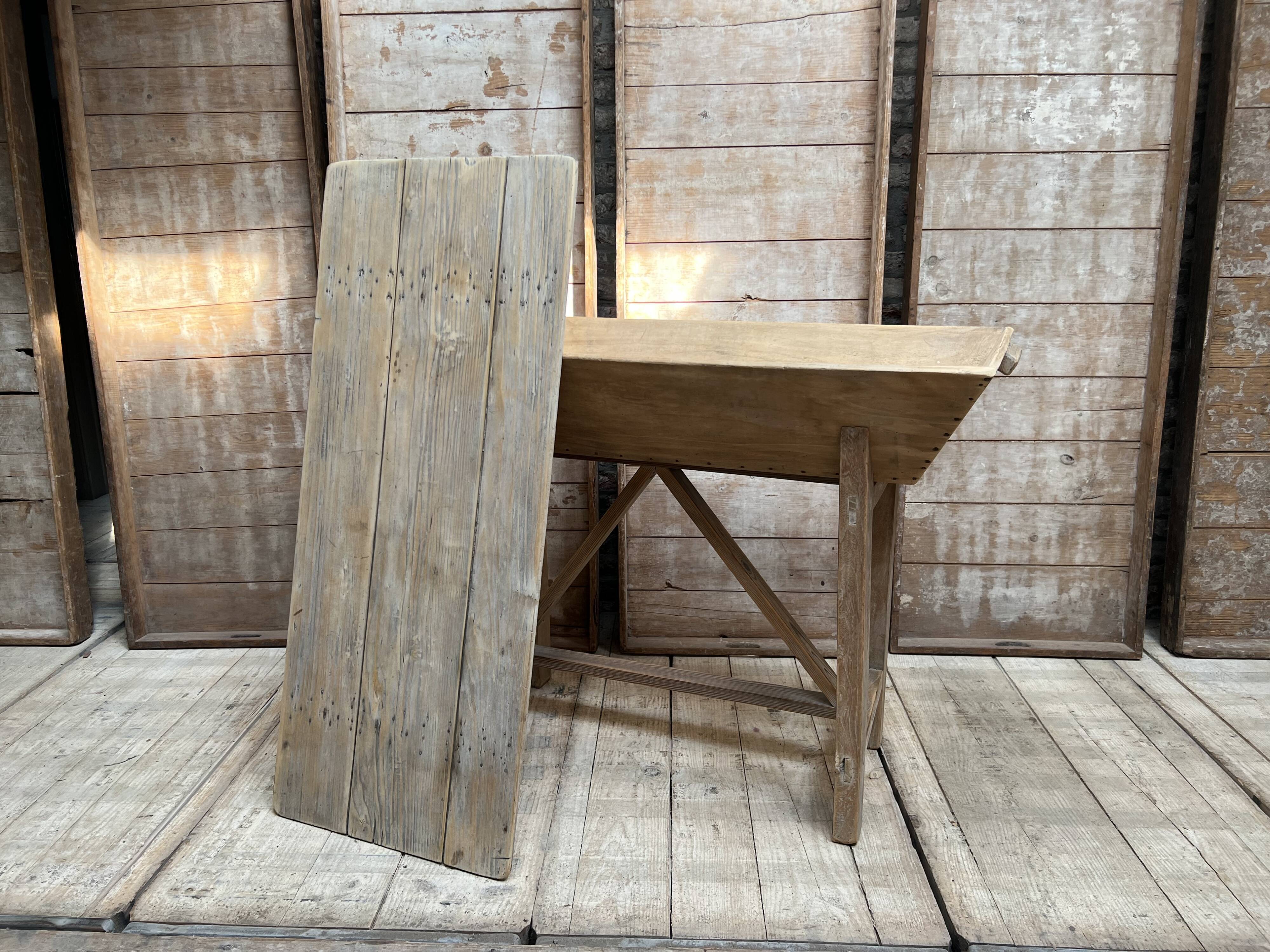 Light-wood pedestal bread maker furniture