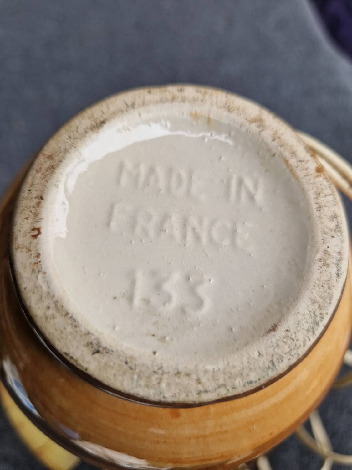 Vintage ceramic bedside lamp