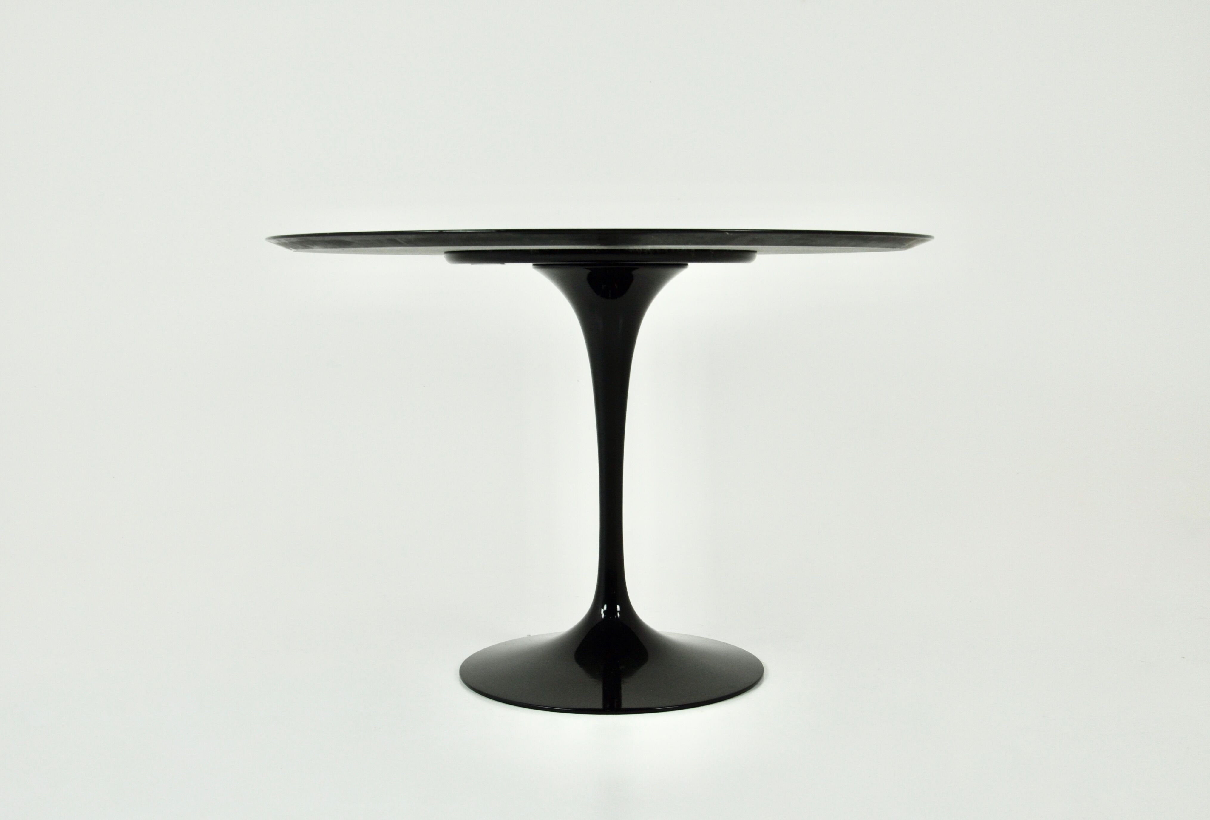 Black dining table by Eero Saarinen for Knoll, 2010