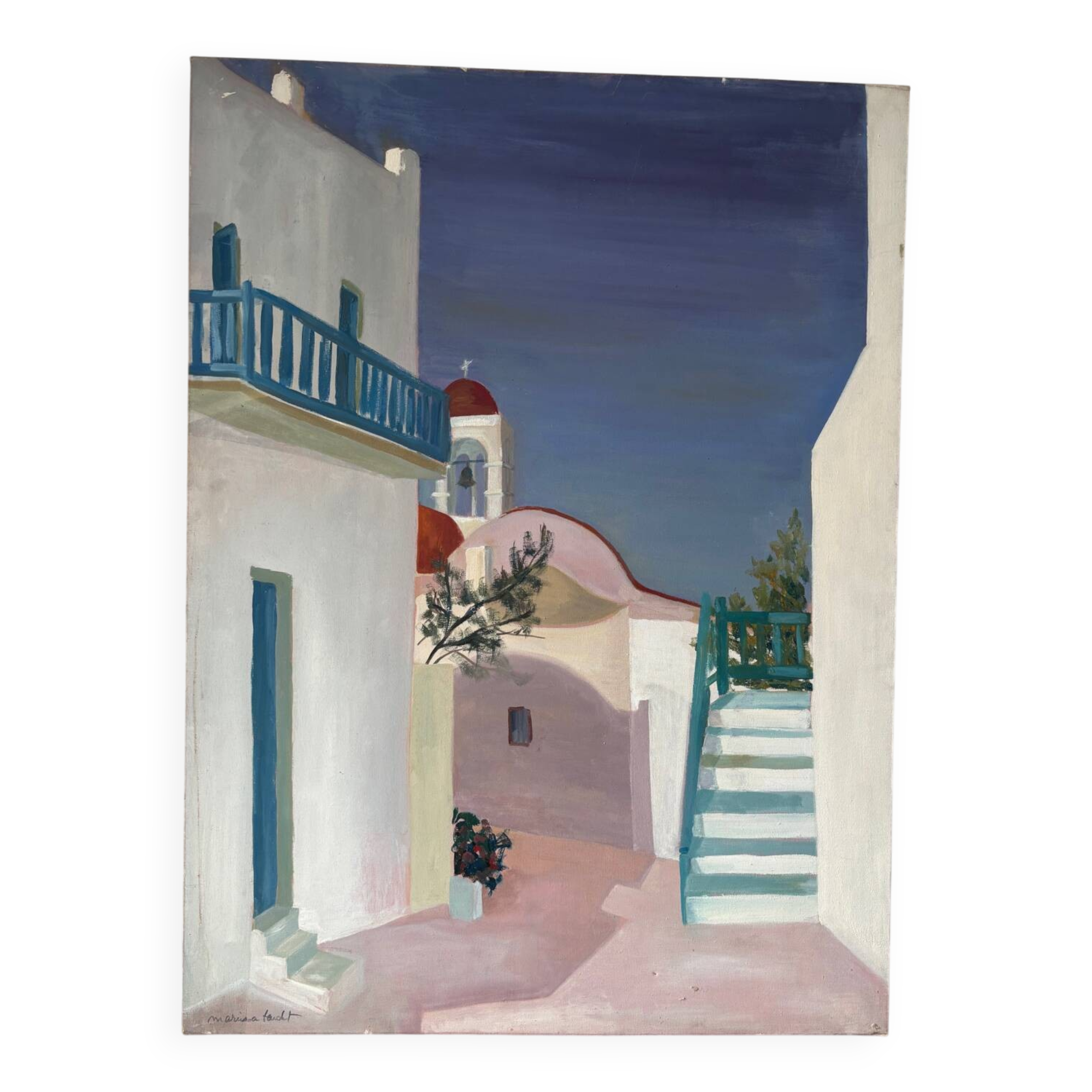 The church of Mikonos from 1985