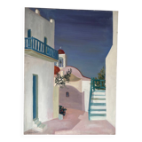 The church of Mikonos from 1985
