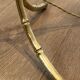 Bronze floor lamp in faux-bamboo style by the Baguès house.