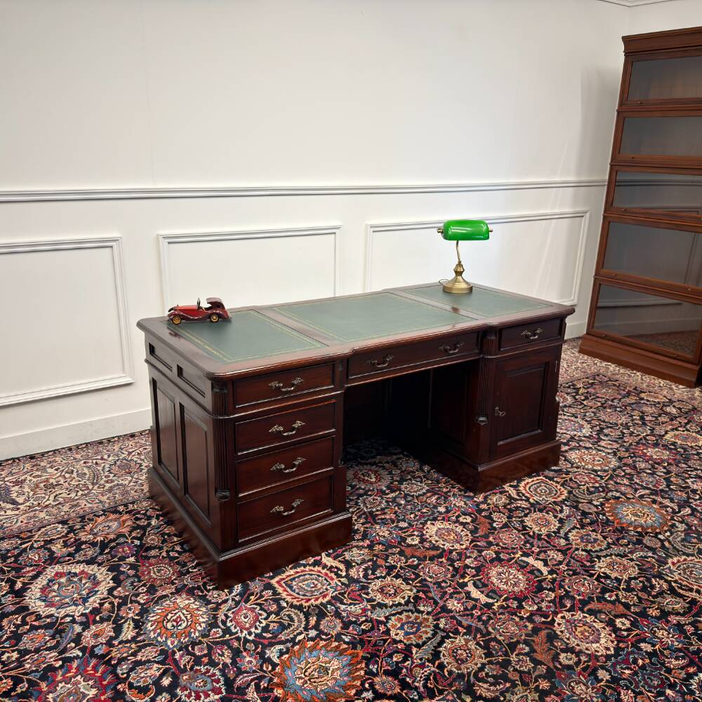 Classic English Desk with Backboard