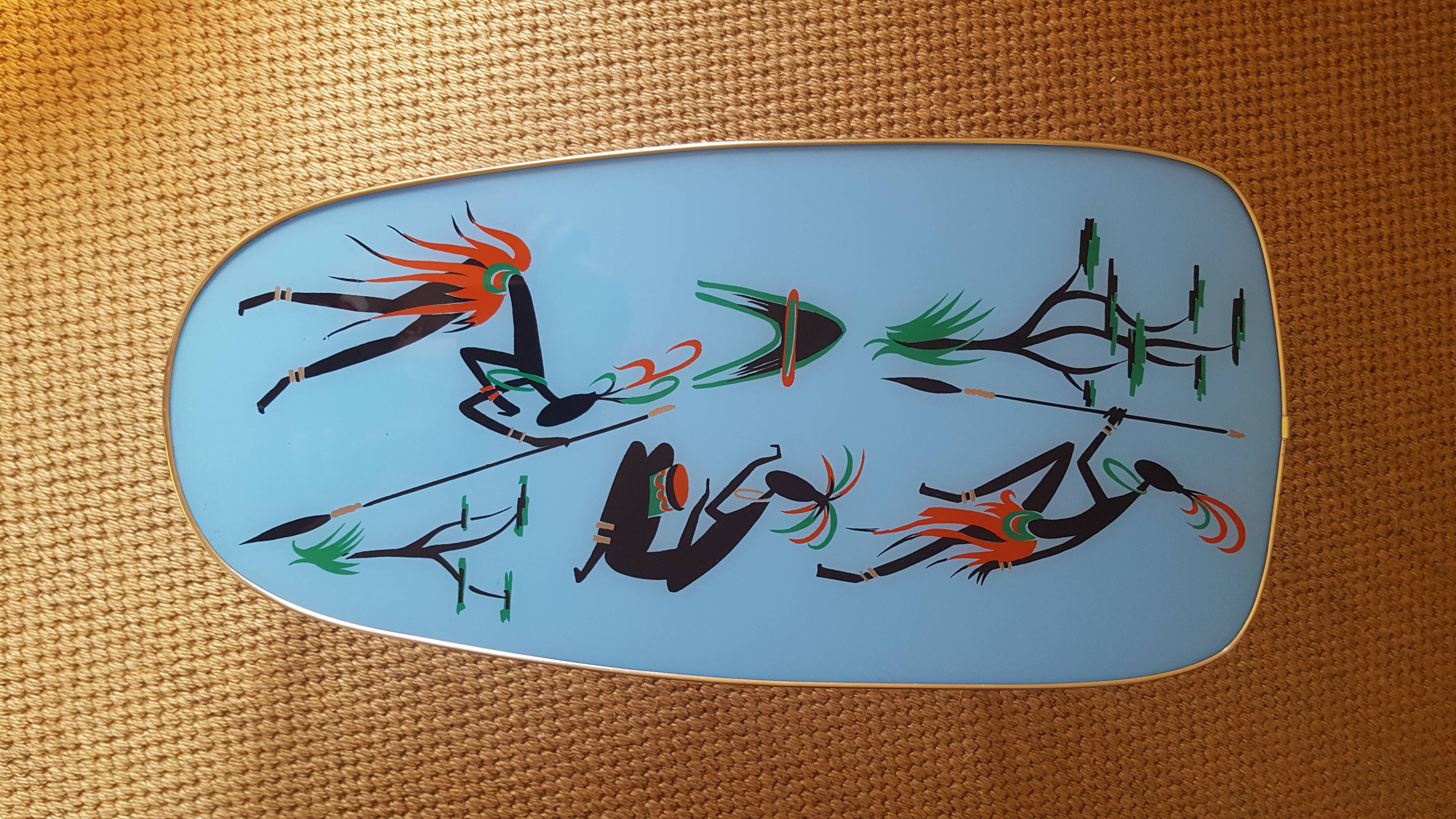 Ethnic décor side coffee table