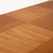 Decorative birch coffee table with magazine rack
