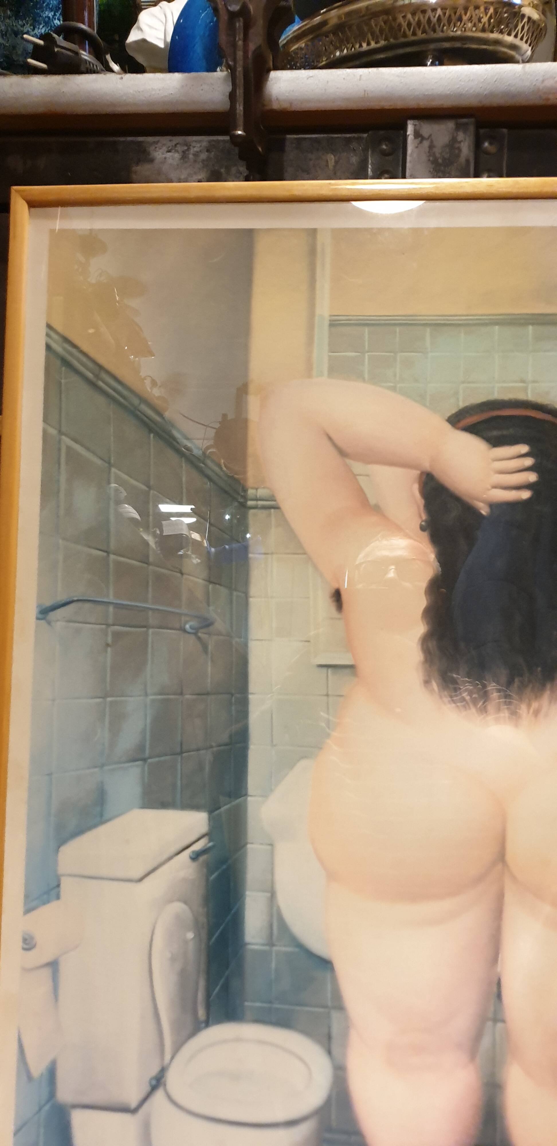 Poster framed under glass BOTERO