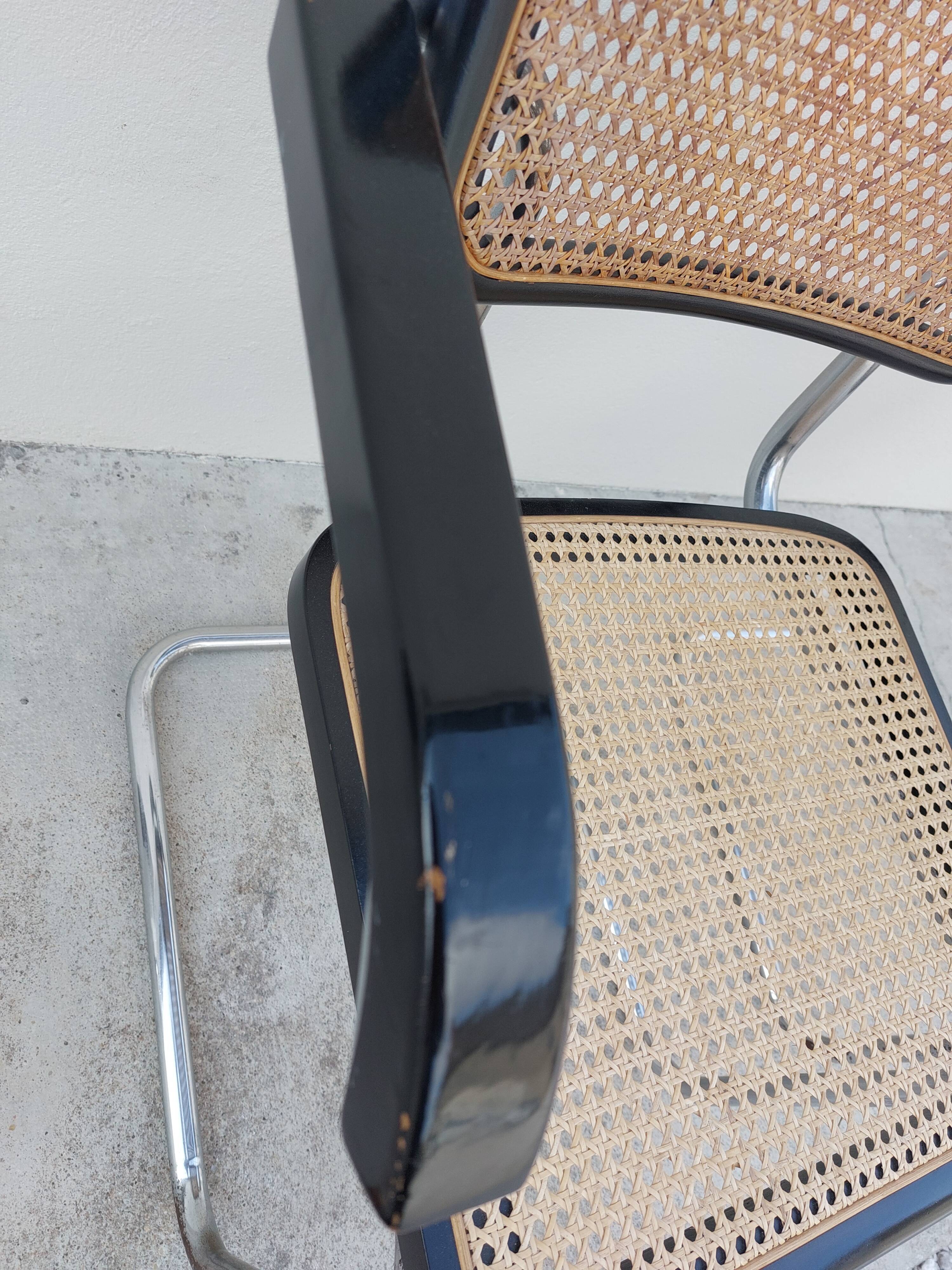 Pair of armchairs Marcel Breuer b64 cesca Italy