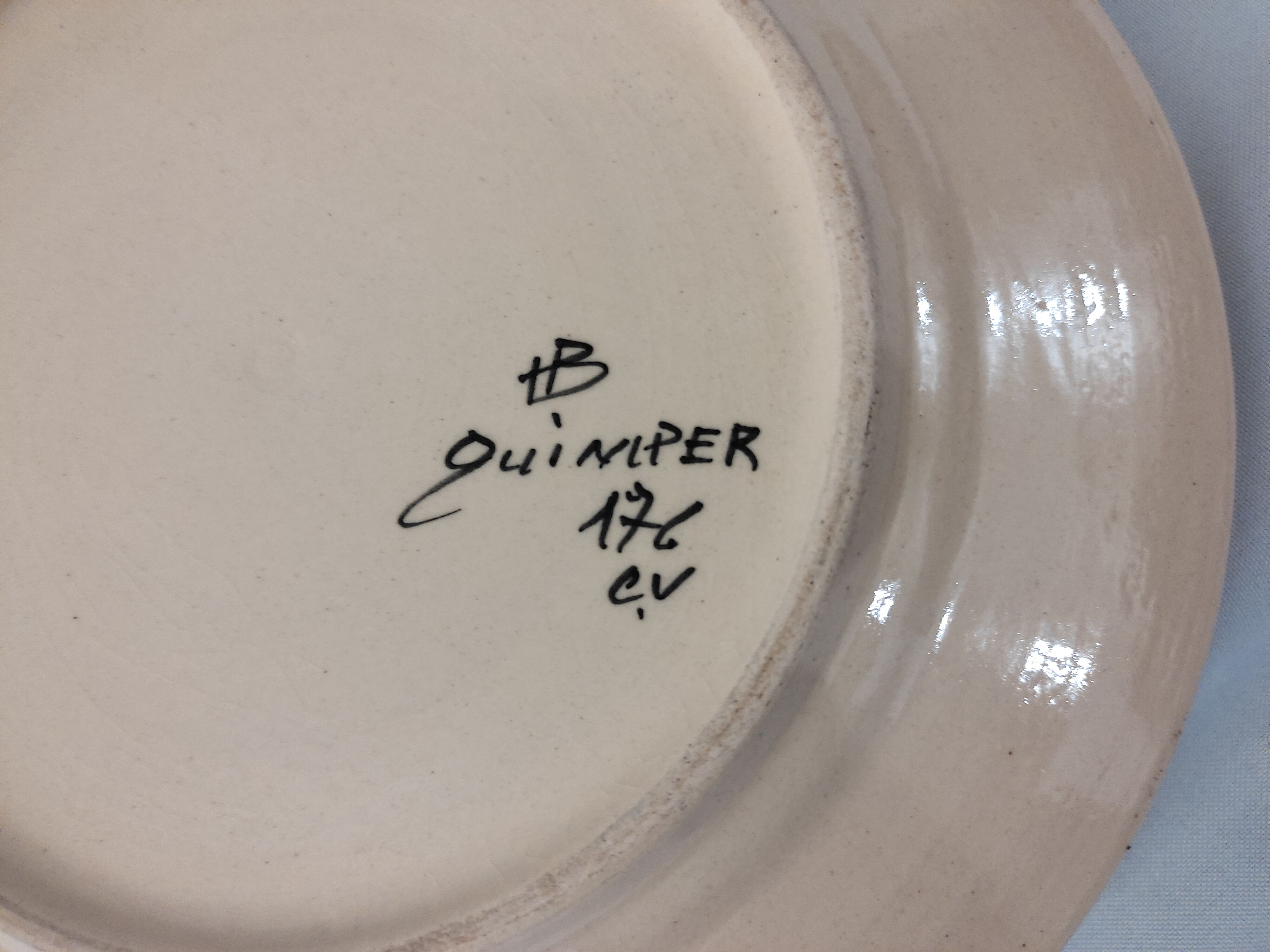 Lot Plates Breton Quimper