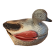Antique earthenware terrine in the shape of a duck.