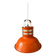 Suspension Space Age in orange/red metal