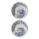 Pair of plates J.S. and Co. Terre de Fer "Hunt"