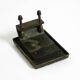 Massive, heavy 1970s Brutalist bronze push handle by Alpan Germany