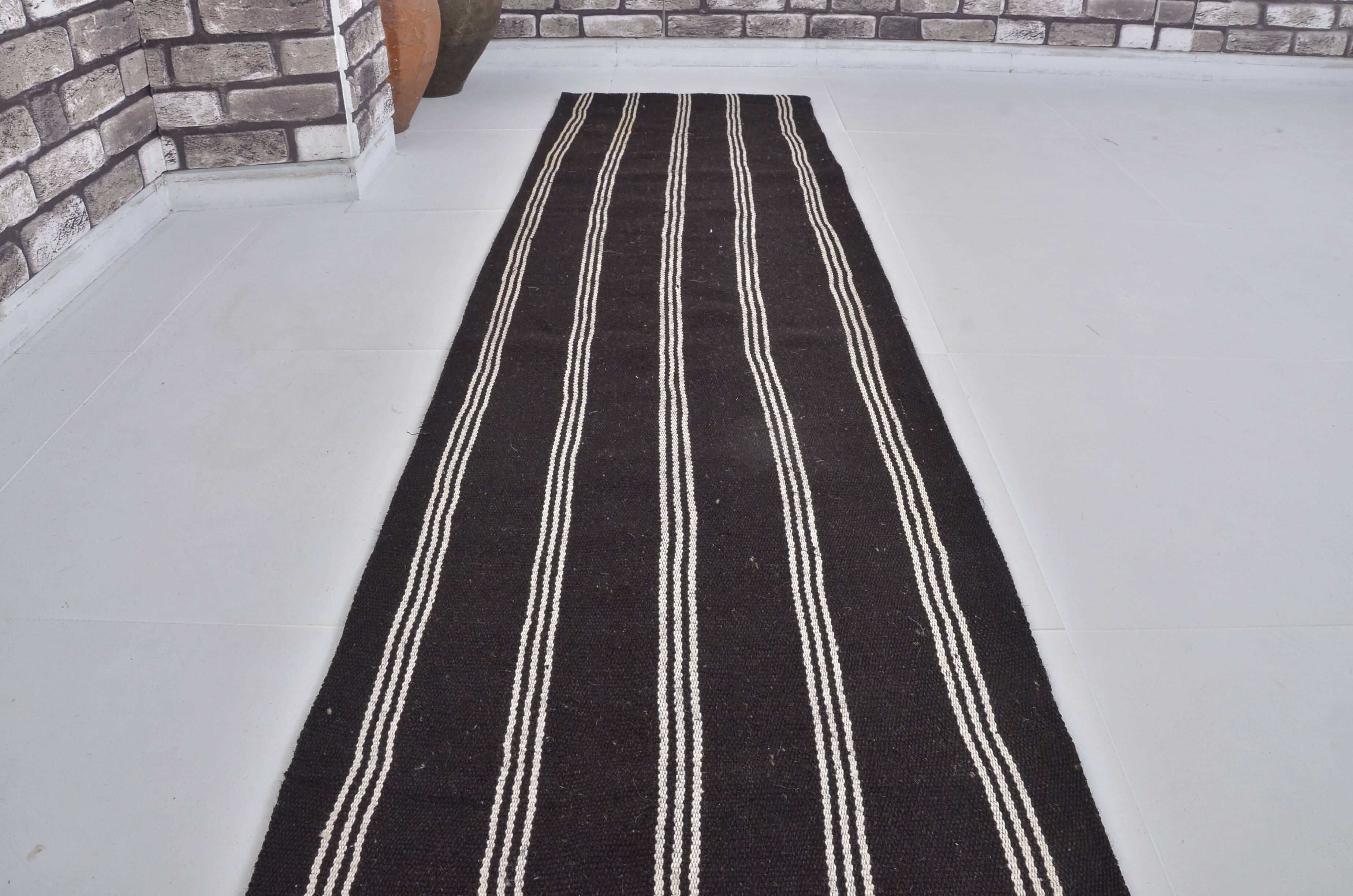 Stripe Vintage Oushak Kilim sku 3828
