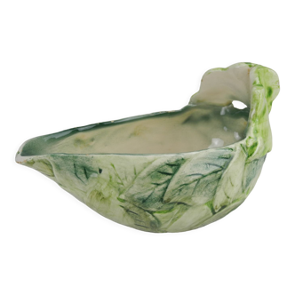Vintage Gravy Boat Italy Barbotine Sauce Boat