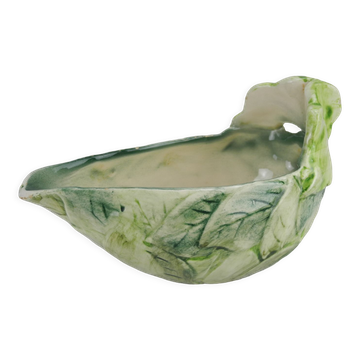Vintage Gravy Boat Italy Barbotine Sauce Boat