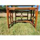Bureau en bambou et rotin
