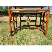 Bureau en bambou et rotin