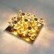 Stunning 1970's Brass Flush Mount Light by Christoph Palme