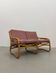 Canapé scandinave vintage en bambou des années 1970