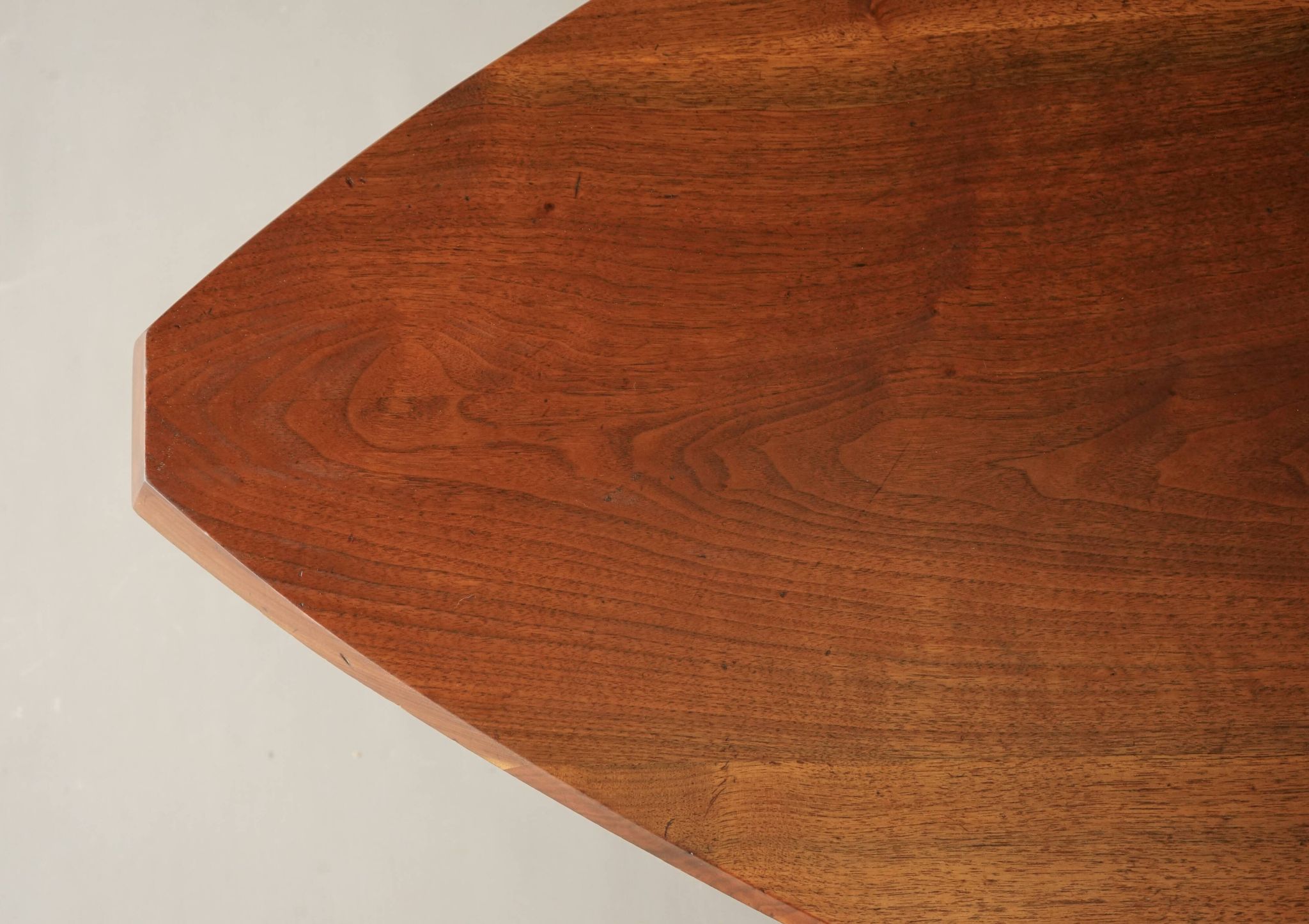 Anthroposophical Organic Coffee Table in walnut, 1950s