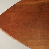 Anthroposophical Organic Coffee Table in walnut, 1950s