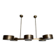 Rectangular Burnished Italian Candlestick