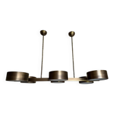 Rectangular Burnished Italian Chandelier
