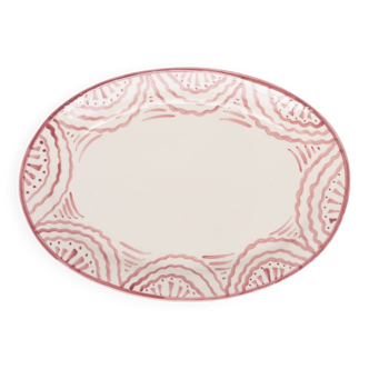 Large pink dish