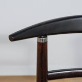 Rosewood Dining Chairs by Helge Sibast & Børge Rammerskov, Denmark, 1960s, Set of 4