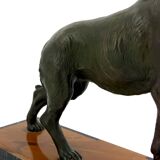 Sculpture representing a German Shepherd, Perrier Challenge Trophy, 1942