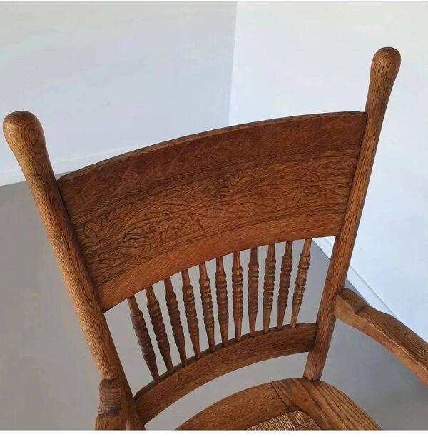 Chaises Belle Epoque uniques (chaises shaker)