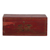 Small antique chest with floral details (c.1900) #30