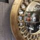 Miroir rond doré