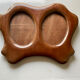 art nouveau  antique wooden double picture frame