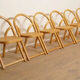 Set of 6 folding chairs | Arca | Gigi Sabadin for Crassevig