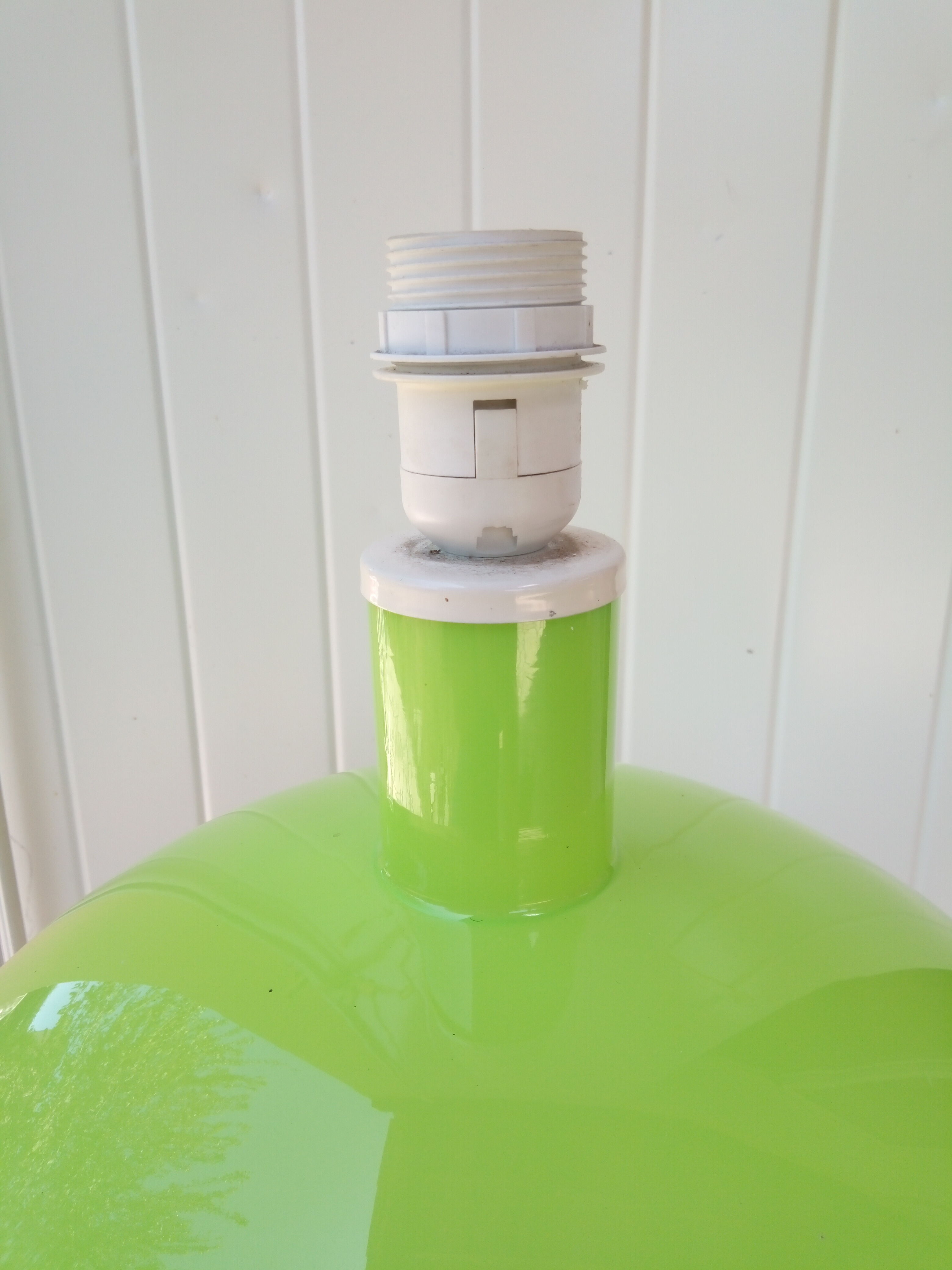 Anne Nilsson design coloured glass lamp