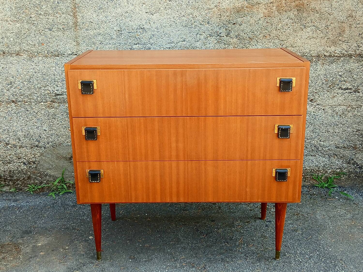 Commode Scandinave en teck, années 60