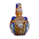Vase en faience anglaise ancien Alhambrian decor en relief