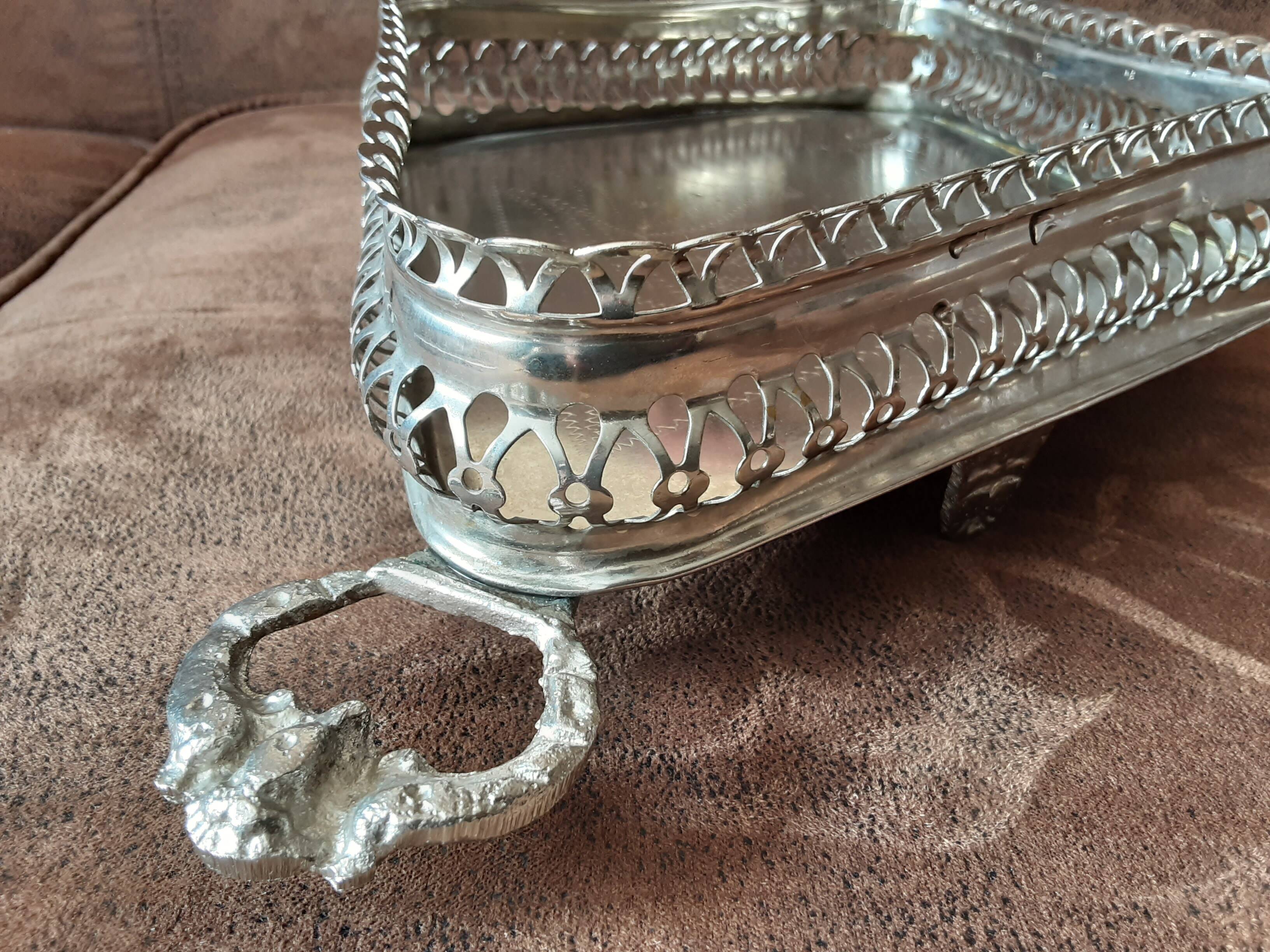 Vintage metal tray