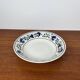 Set of 6 Churchill England soup plates, flower pattern, 1970