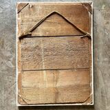 Miroir en bois beige