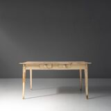 French farm table with tapered legs late 1800