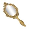 Brass hand mirror