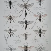Entomological print wasps of Madagascar – Lebrun / Geny-Gros, late 19th c.