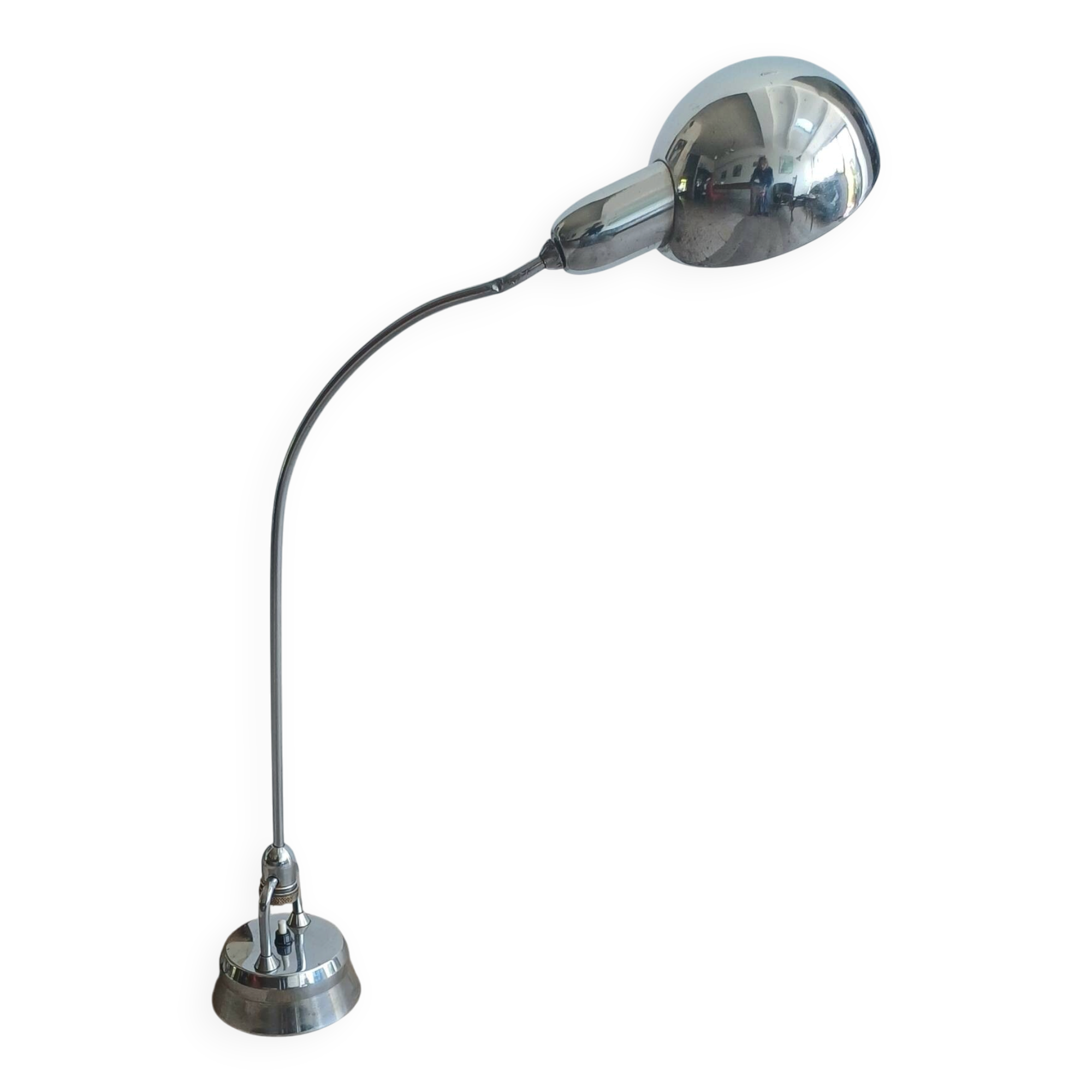 Lampe Jumo en chrome
