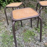 Three workshop stools