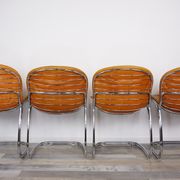Set of 4 chairs Sabrina Italian design of the 1970s Gastone Rinaldi