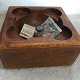 Empty teak pocket, 70s